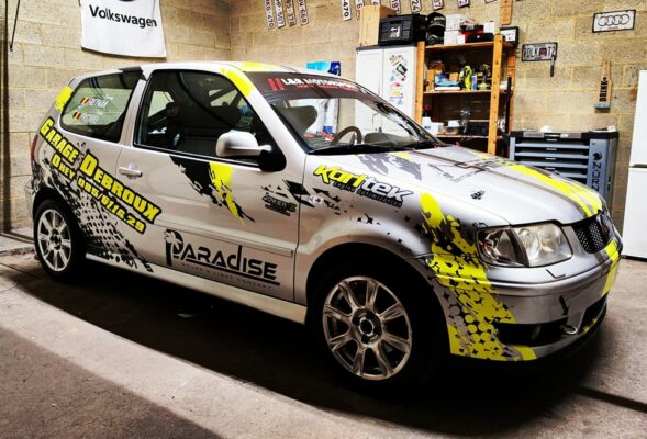 Lettrage vehicule PoloRallye
