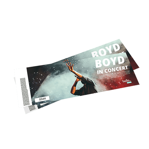 Tickets d'entrée