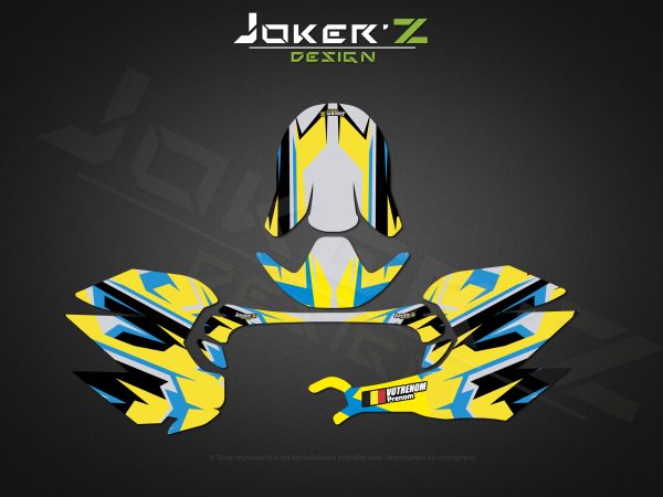 Déco de casque Semi personnalisée - Modèle 4 – Image 2