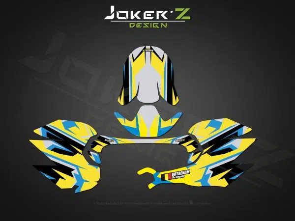 Déco de casque Semi personnalisée - Modèle 4 – Image 2