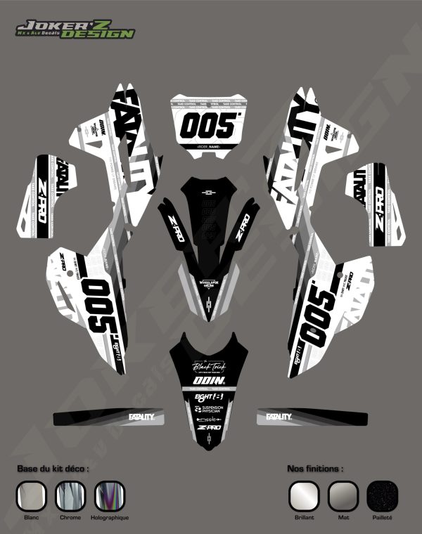 Kit déco - Honda - Black – Image 4