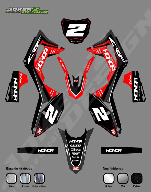 Kit déco - Honda - Light Red – Image 4