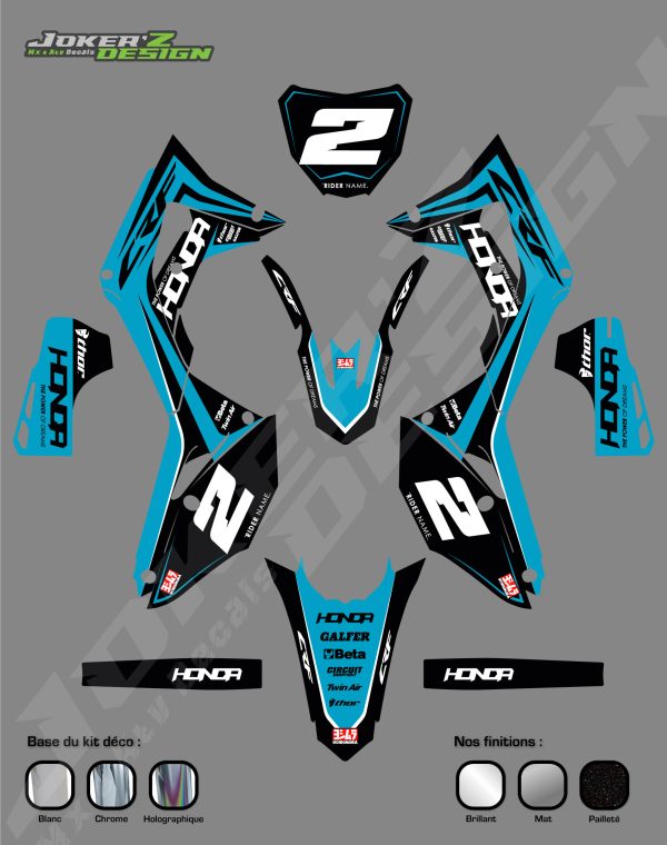 Kit déco - Honda - Light Blue – Image 4
