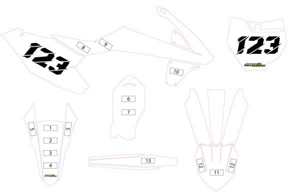 Kit déco moto - 100% personnalisé – Image 5