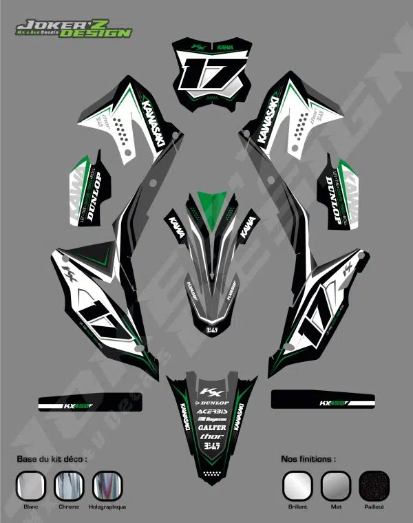 Kit déco - Kawasaki - Grey – Image 4