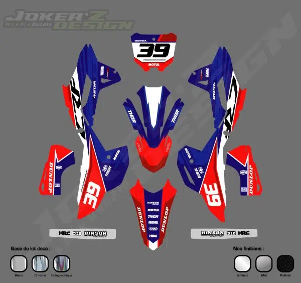 Kit déco - Honda - Blue – Image 4