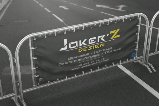 Bâche barrière Jokerz Design