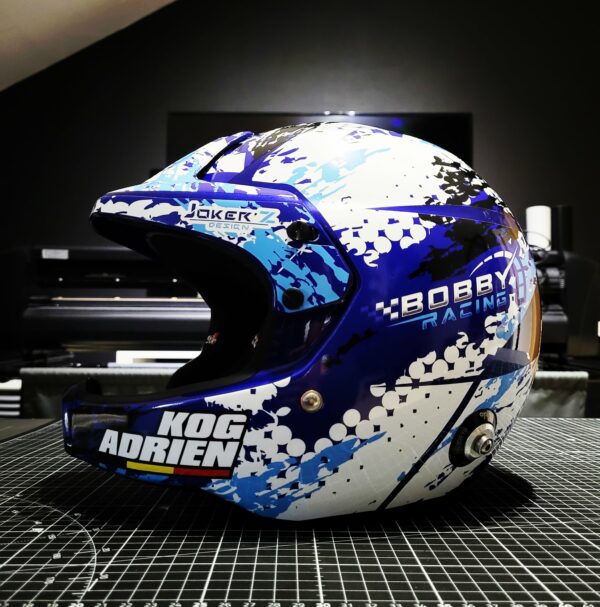 Autocollant Nom/Prénom pour casque – Image 3