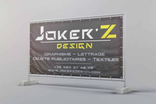 Bâche chantier Jokerz Design