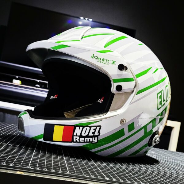 Autocollant Nom/Prénom pour casque – Image 2
