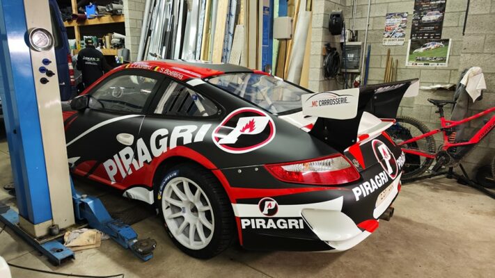 Lettrage véhicule - Porsche2