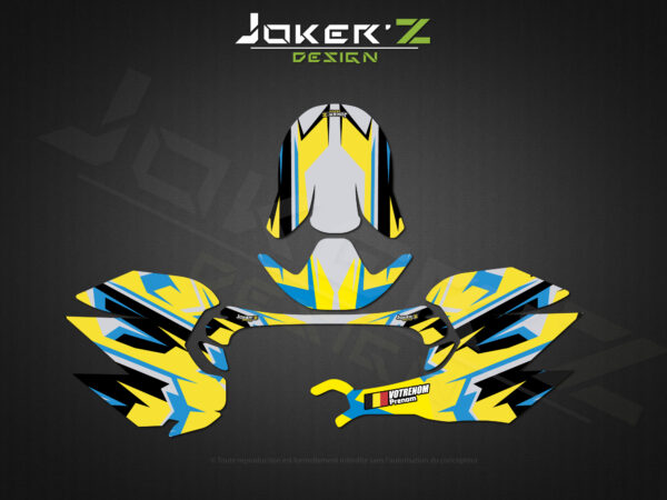 Déco de casque Semi personnalisée - Modèle 4 – Image 2