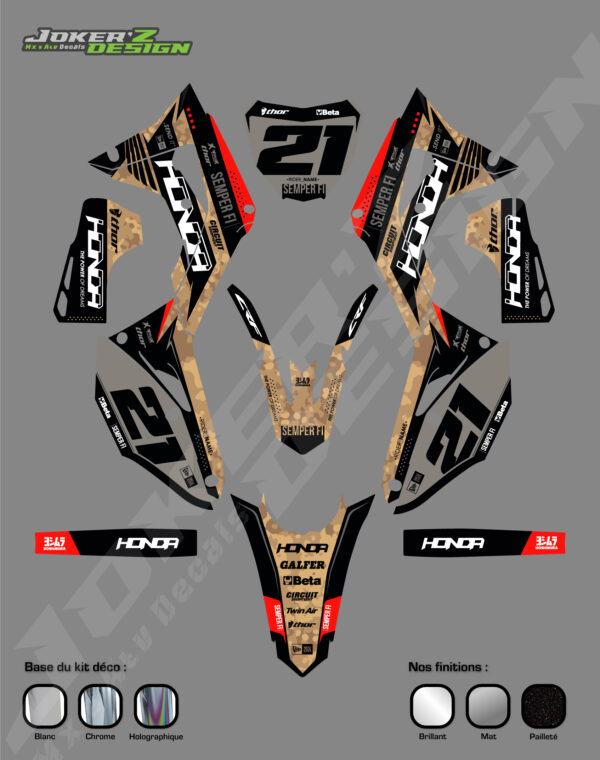 Kit déco - Honda - Samper – Image 4