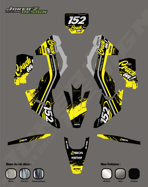 Kit déco - Husqvarna - Crack – Image 4