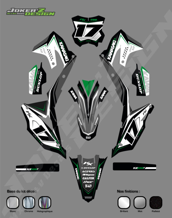 Kit déco - Kawasaki - Grey – Image 4