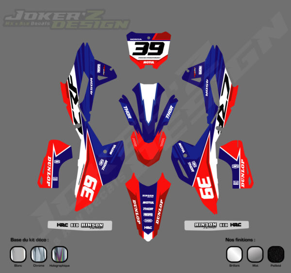 Kit déco - Honda - Blue – Image 4